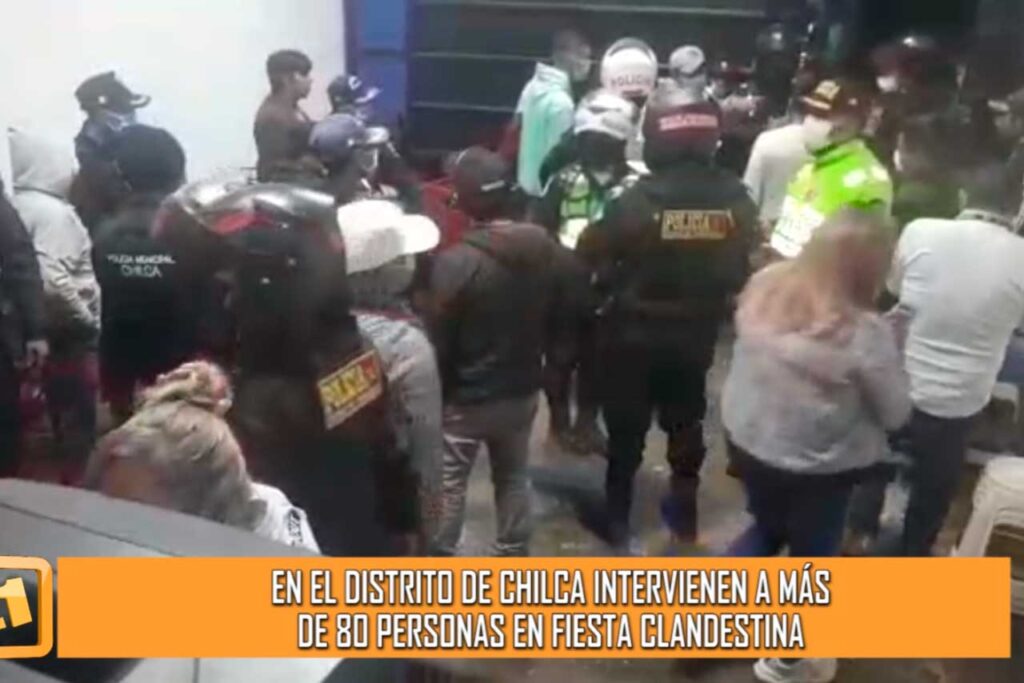 Chilca: intervienen a más de 80 personas en fiesta clandestina (VIDEO)