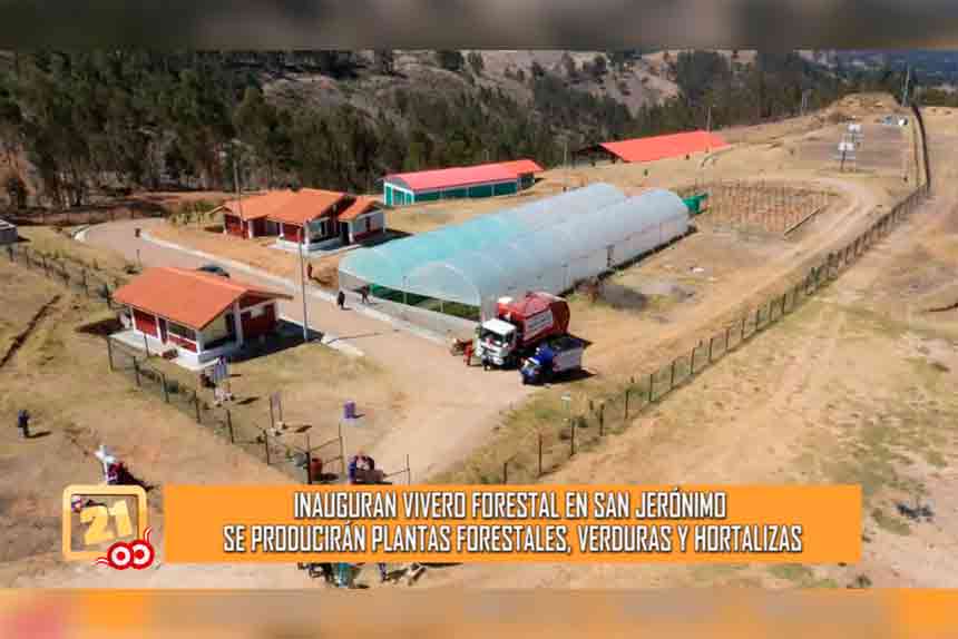 Inauguran vivero forestal en San Jerónimo (VIDEO)