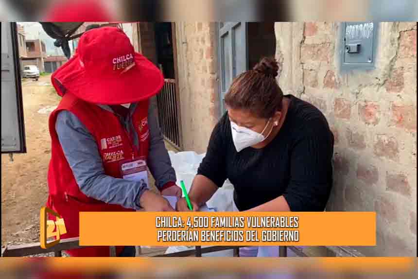 Chilca: 4,500 familias vulnerables perderían beneficios del gobierno (VIDEO)