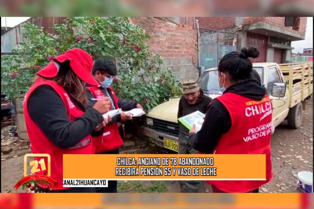 Chilca: Anciano de 78 abandonado recibirá pensión 65 y vaso de leche (VIDEO)