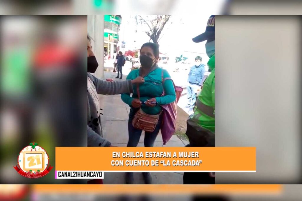 Chilca: Mujer fue víctima de la famosa modalidad de robo “La cascada” (VIDEO)