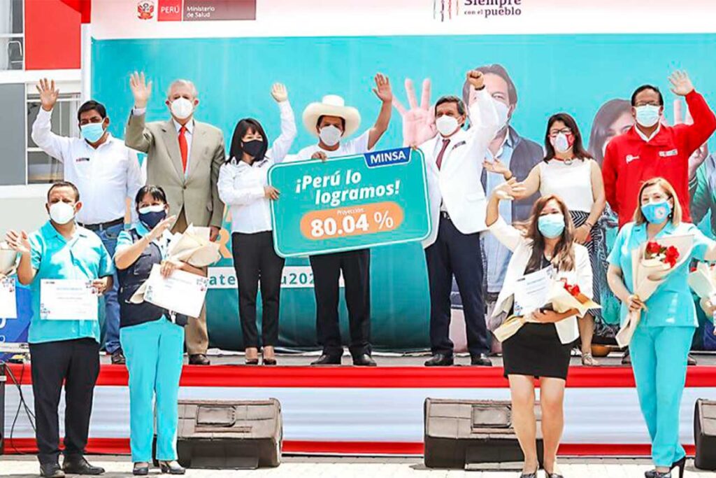 ¡Meta cumplida! Perú logró vacunación completa del 80% de la población contra el COVID-19