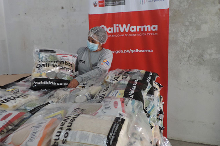 El Tambo: Recibió más de 35 toneladas de alimentos entregó Qali Warma