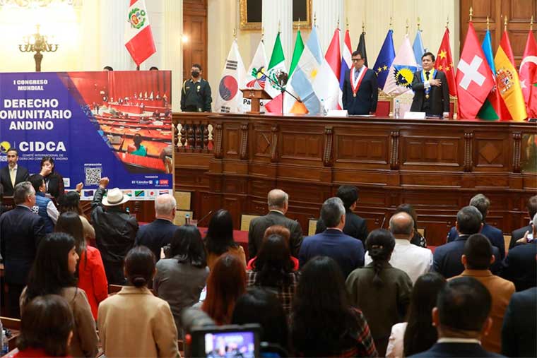 Se inauguró en Lima el I Congreso Mundial de Derecho Comunitario Andino