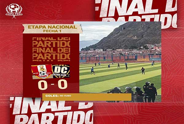 Copa perù; Defensor Concepciòn empatò 0 a 0 en su debùt en la etapa nacional