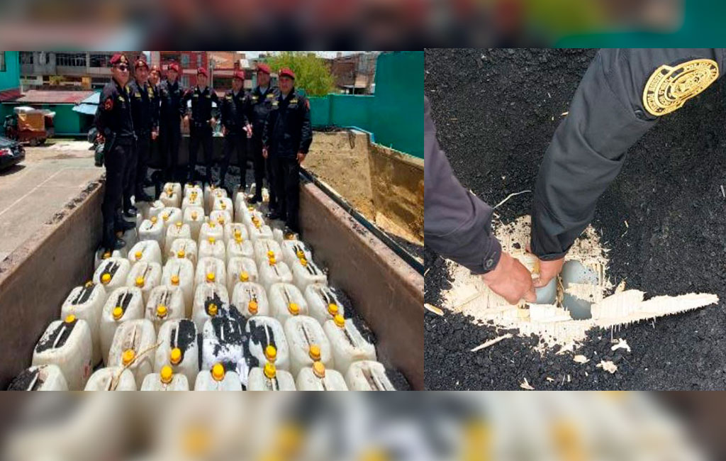 Comiso de más de 9 toneladas de insumos químicos fiscalizados