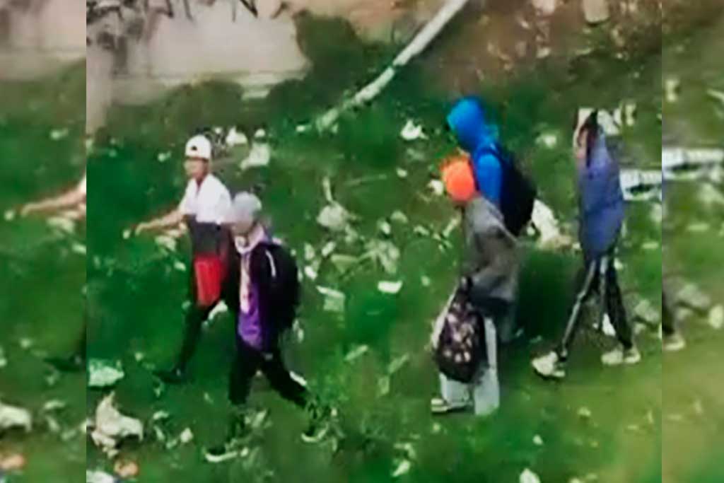 Jóvenes en aparente estado de ebriedad fueron encontrados a orillas del rio Shullcas