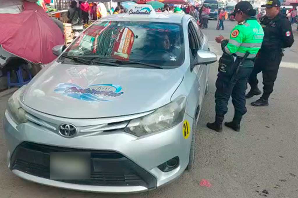 Taxista en aparente estado de ebriedad fue detenido