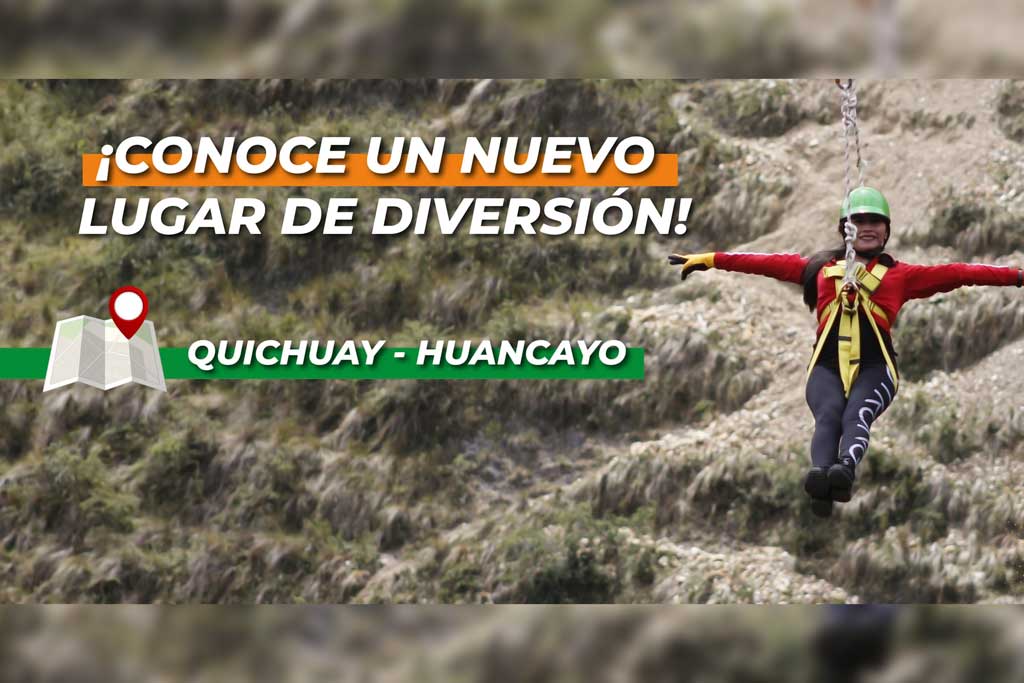 ¡El canopy y ciclismo de altura más largo de la región Junín se encuentra en el distrito de Quichuay!