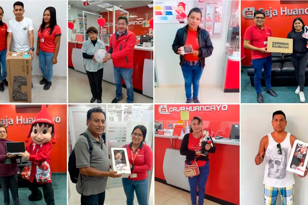Caja Huancayo premió la preferencia de sus clientes