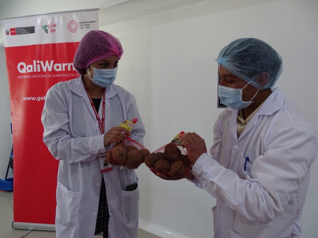 Junín: Qali Warma distribuye papa nativa para complementar nutritivos desayunos y almuerzos escolares
