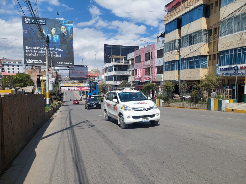 Huancayo: Actividades comerciales y de transporte se cumplen con normalidad