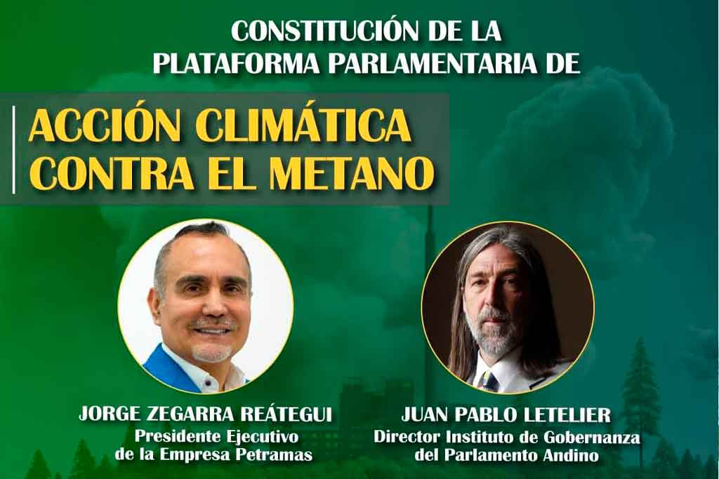 El Instituto de Gobernanza del Parlamento Andino organiza evento de acción climática contra el metano