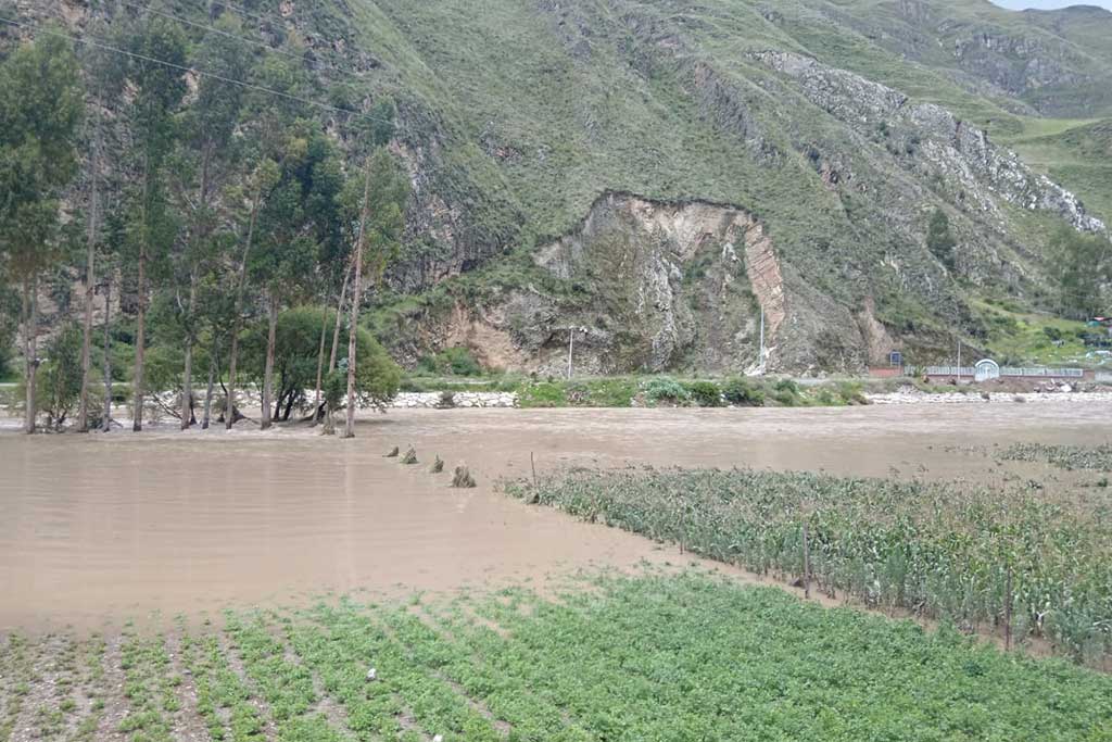 Lluvias intensas ocasionan pérdida de cultivos en distintas provincias