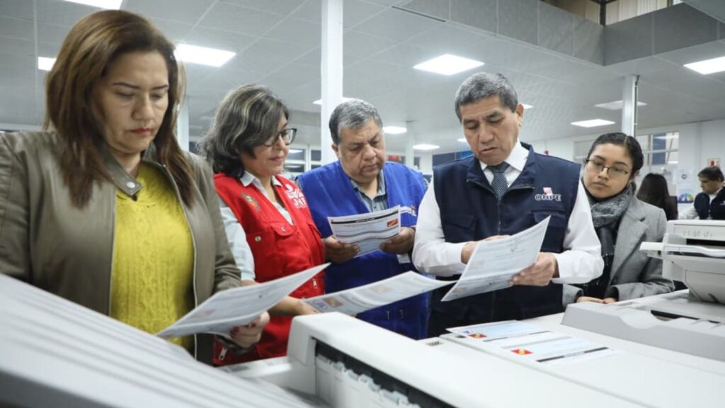 ONPE inicia impresión de cédulas de sufragio para Elecciones Municipales Complementarias 2025