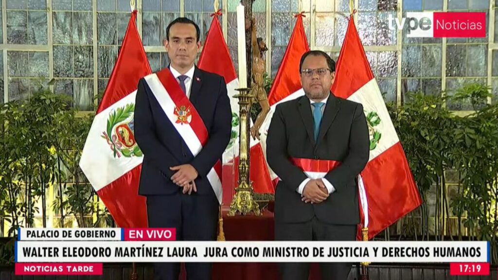 Walter Martínez Laura juró como ministro de Justicia y Derechos Humanos