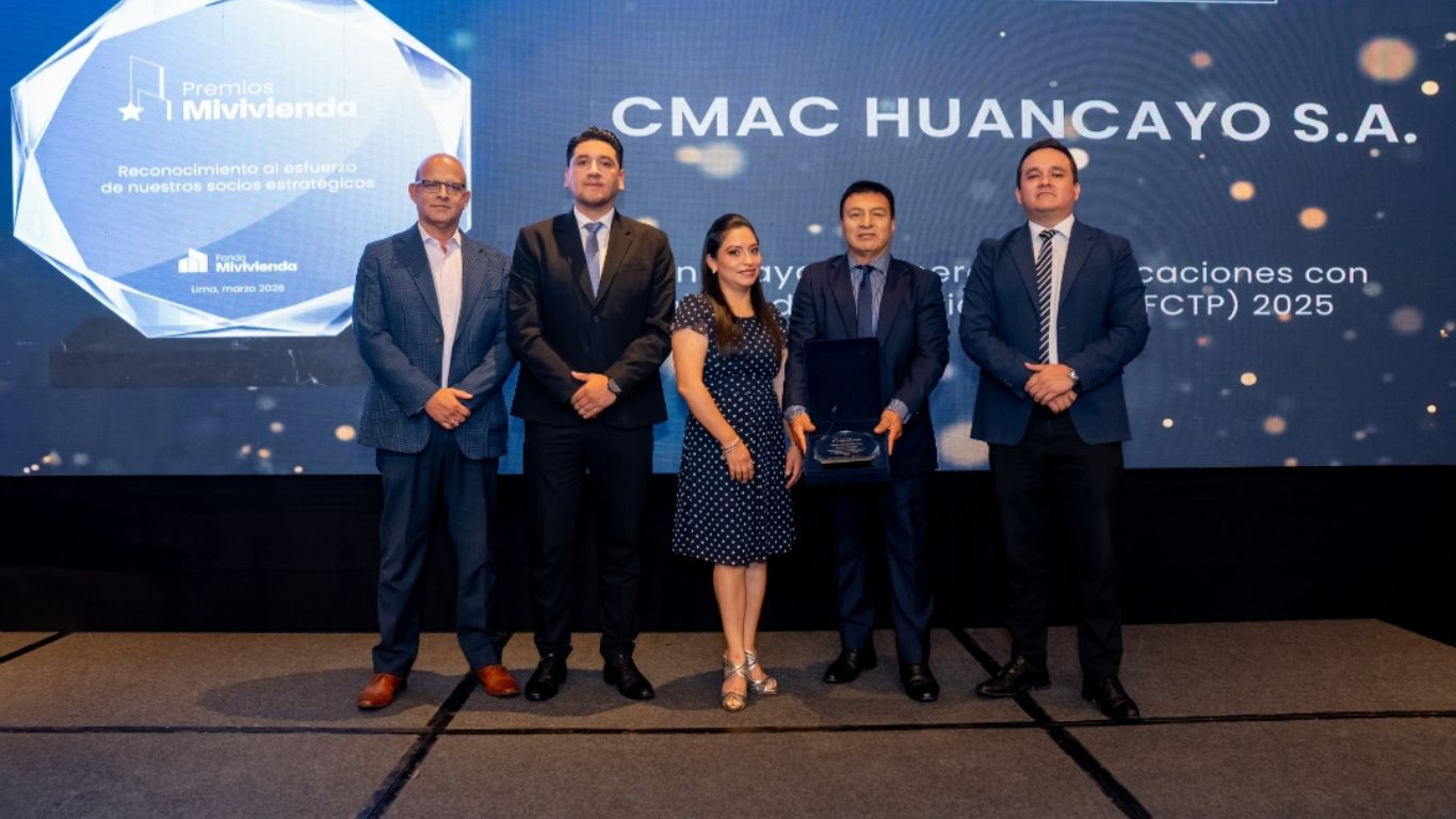 Caja Huancayo lidera nuevamente el financiamiento habitacional y logra el N° 1 en Mivivienda 2025